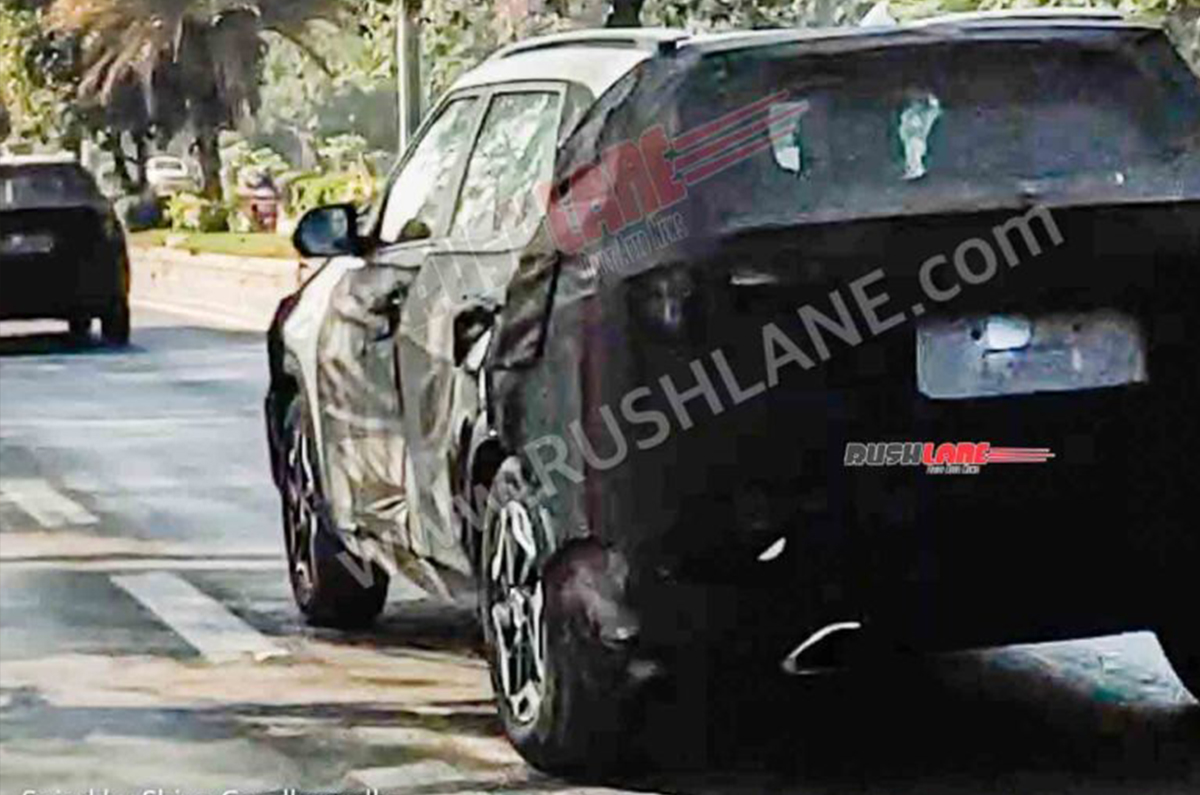 Kia Seltos facelift spy shot