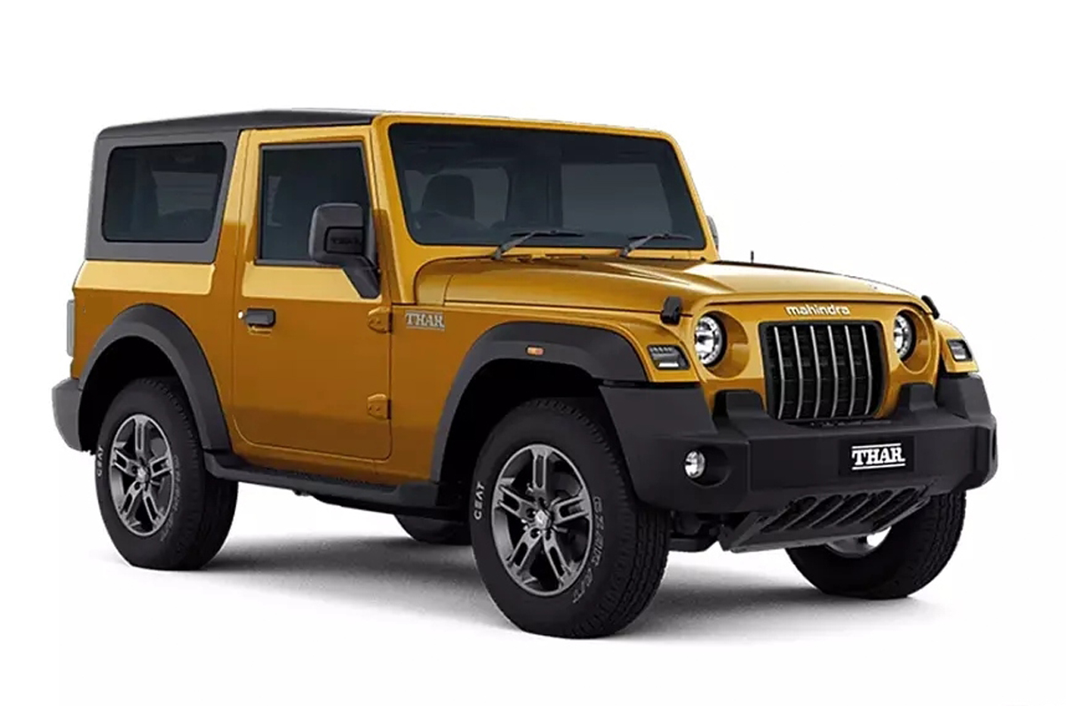 Mahindra Thar front quarter 