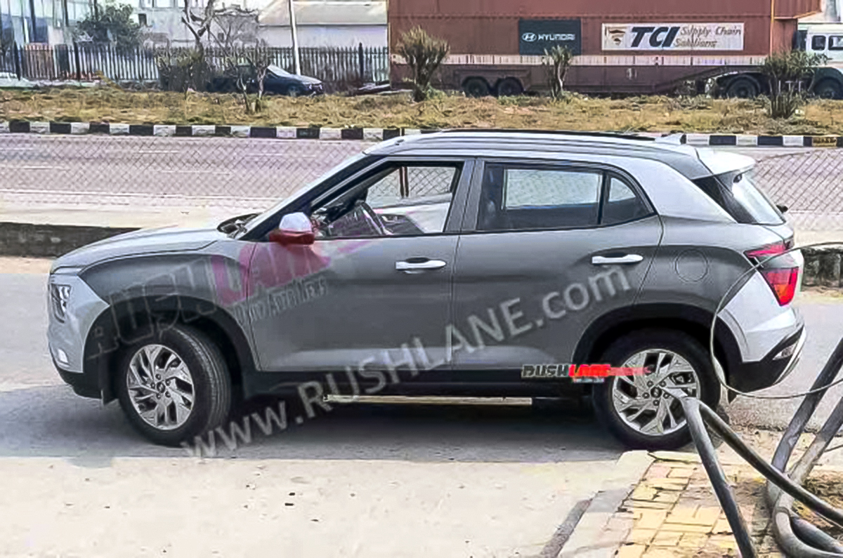 Hyundai Creta EV prototype side