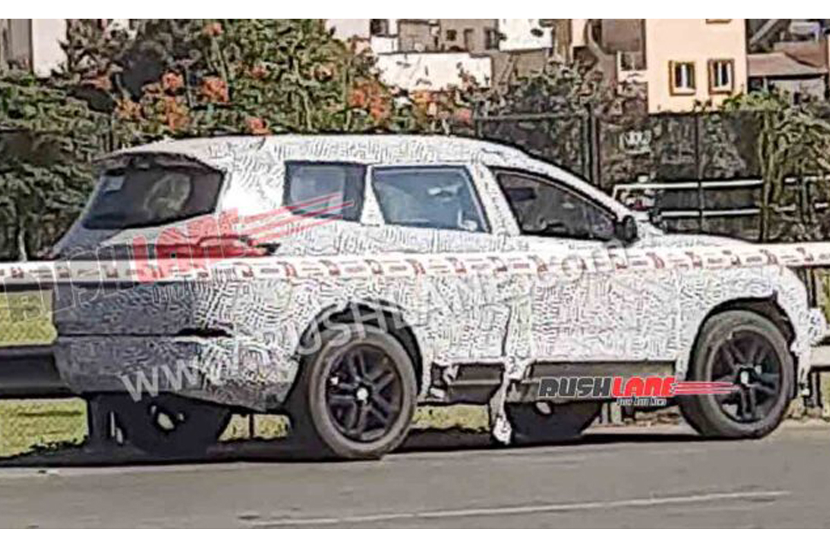 Tata Safari facelift spied 
