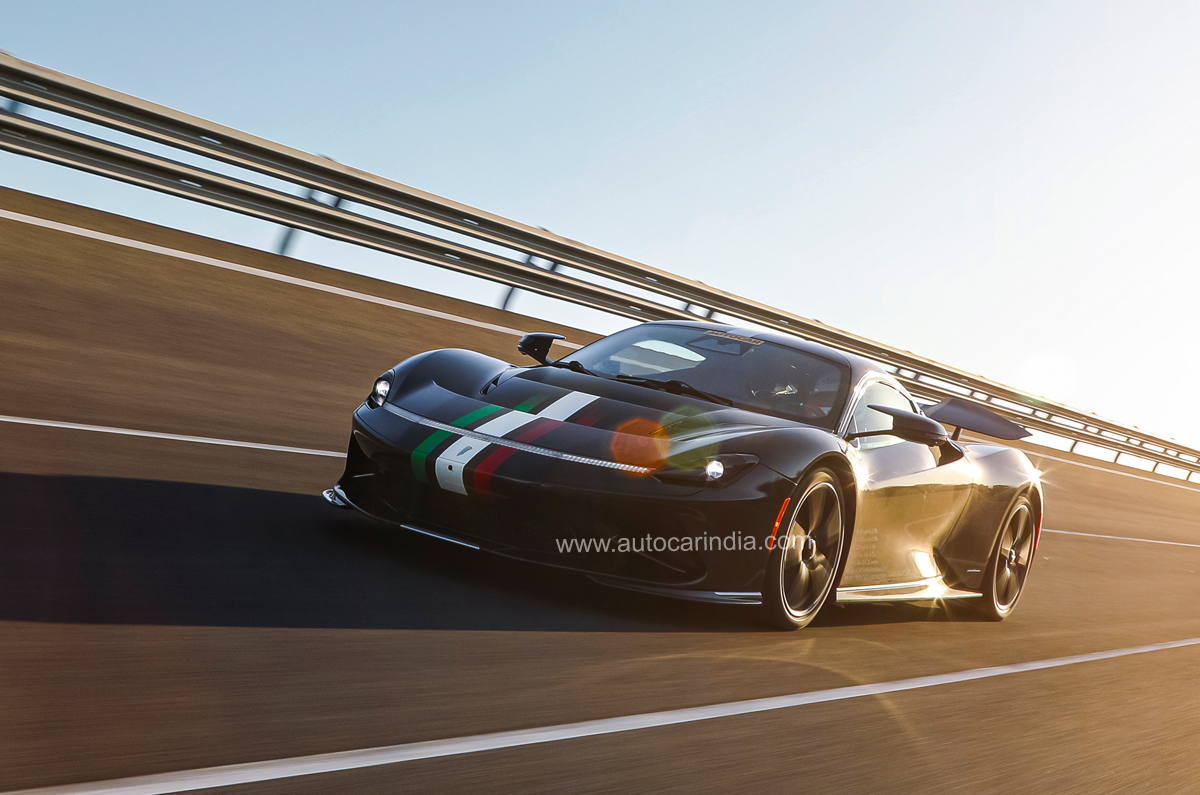 Pininfarina Battista Autocar India top speed record 