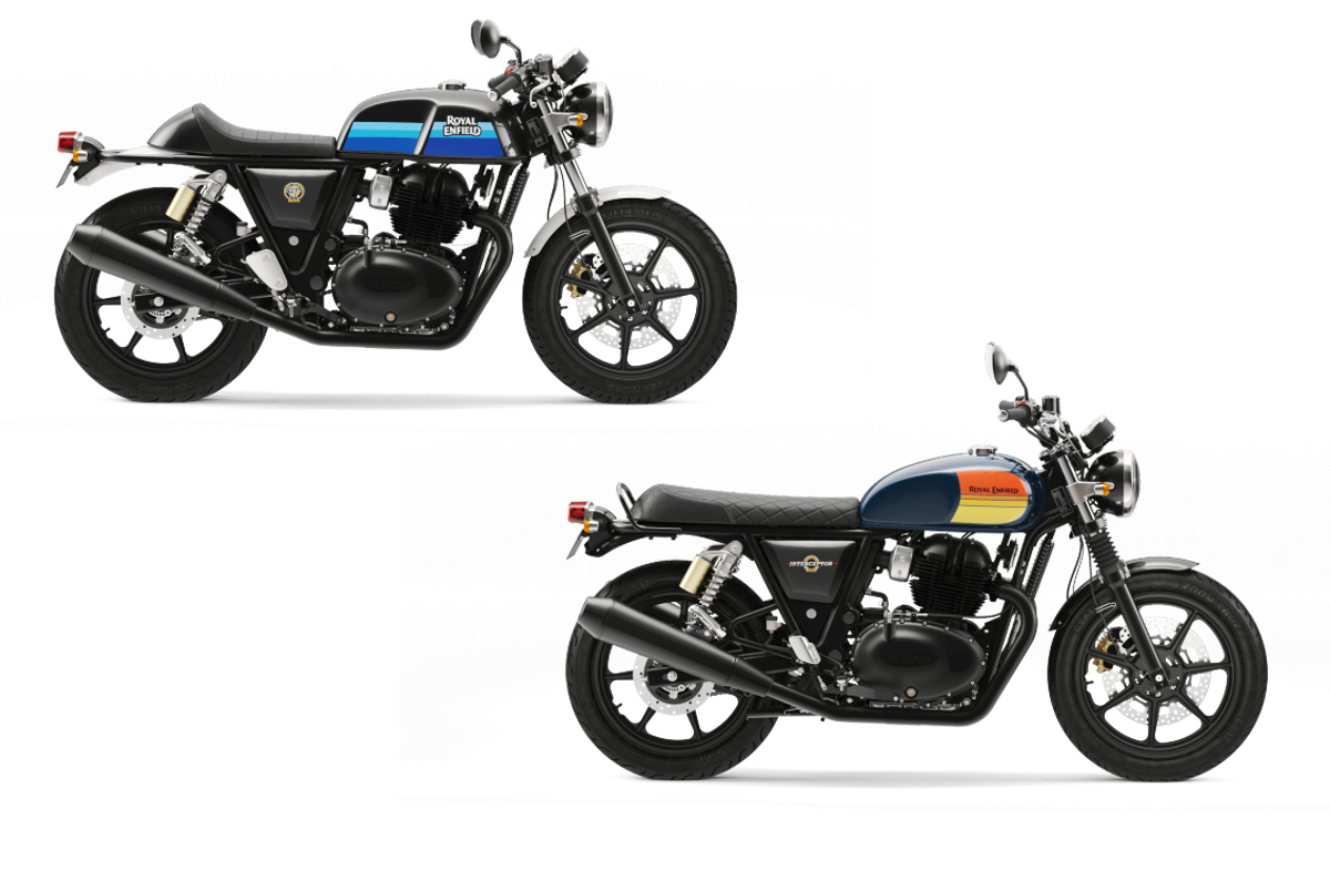 Royal Enfield Interceptor 650, Continental GT 650 alloy wheels, price, colours, features.