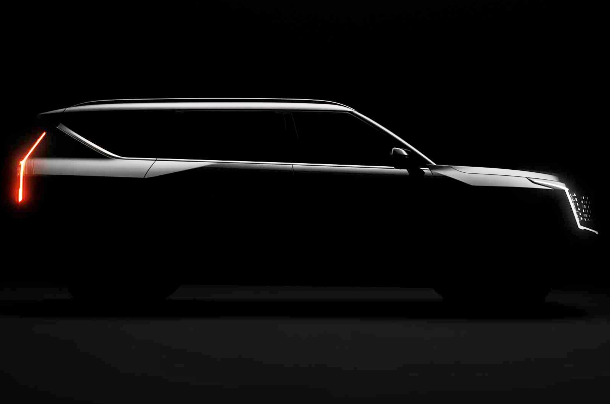 Kia EV9 production-spec teaser