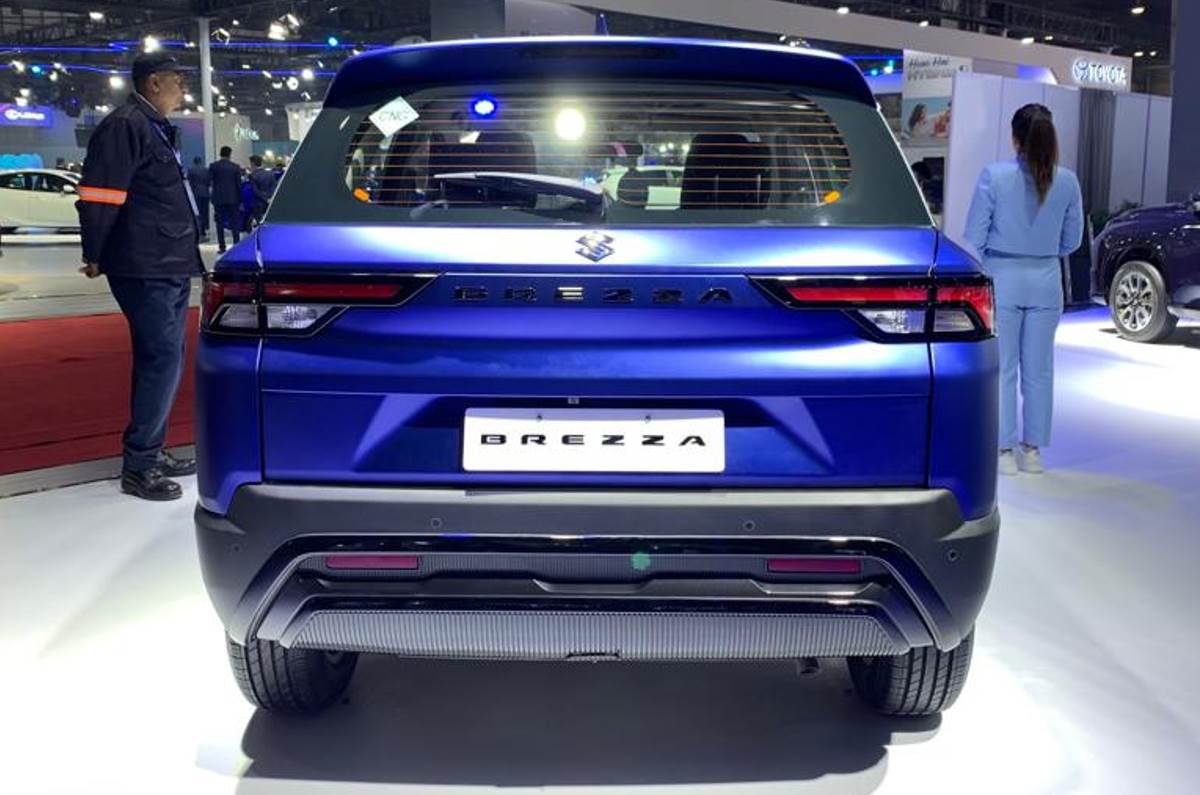 Maruti Suzuki Brezza CNG rear