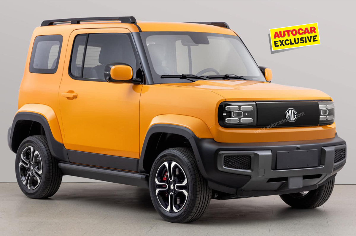 MG compact SUV front quarter