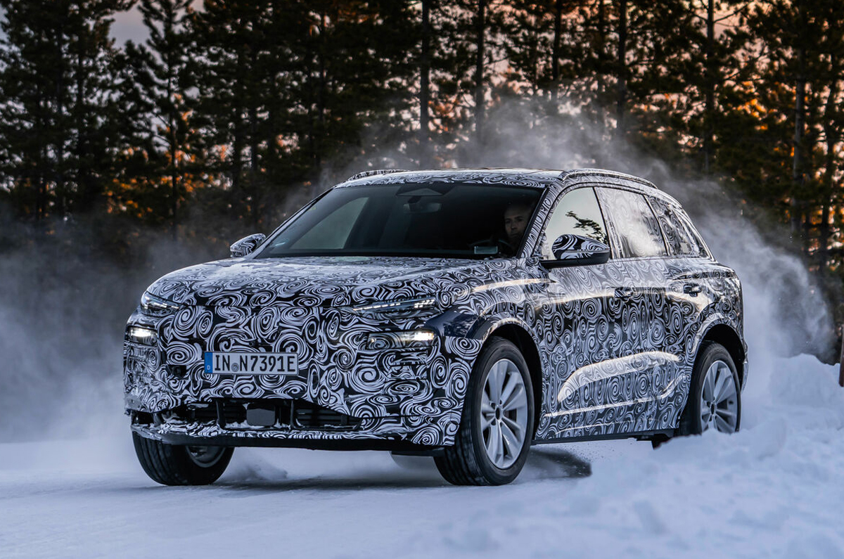 Audi Q6 e-tron front quarter 