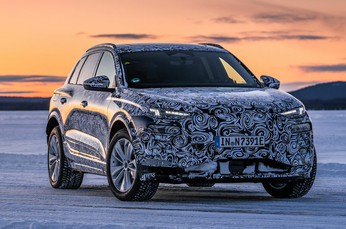 Audi Q6 e-tron front quarter 