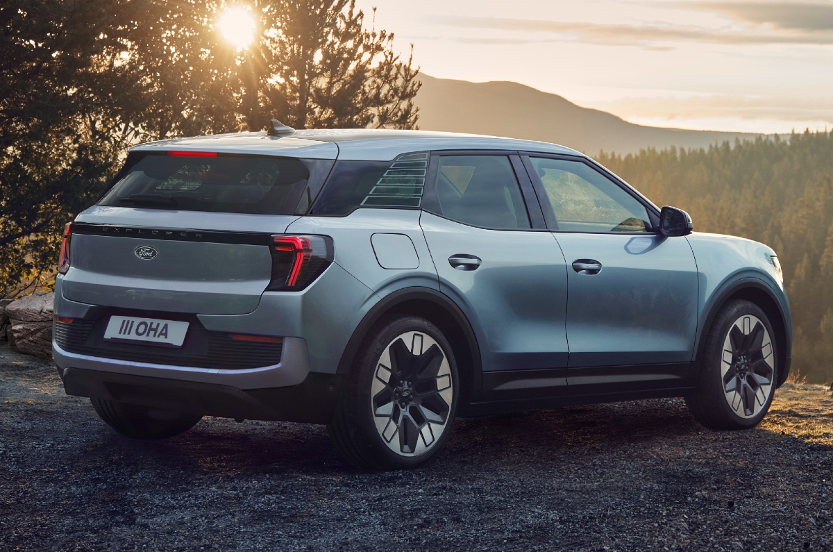 Ford Explorer EV rear quarter