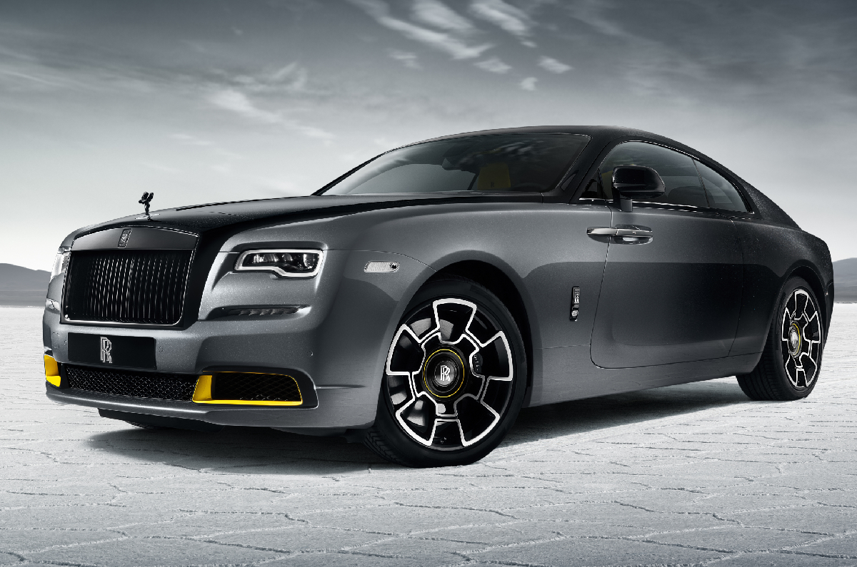 Rolls Royce Wraith Black Arrow front quarter