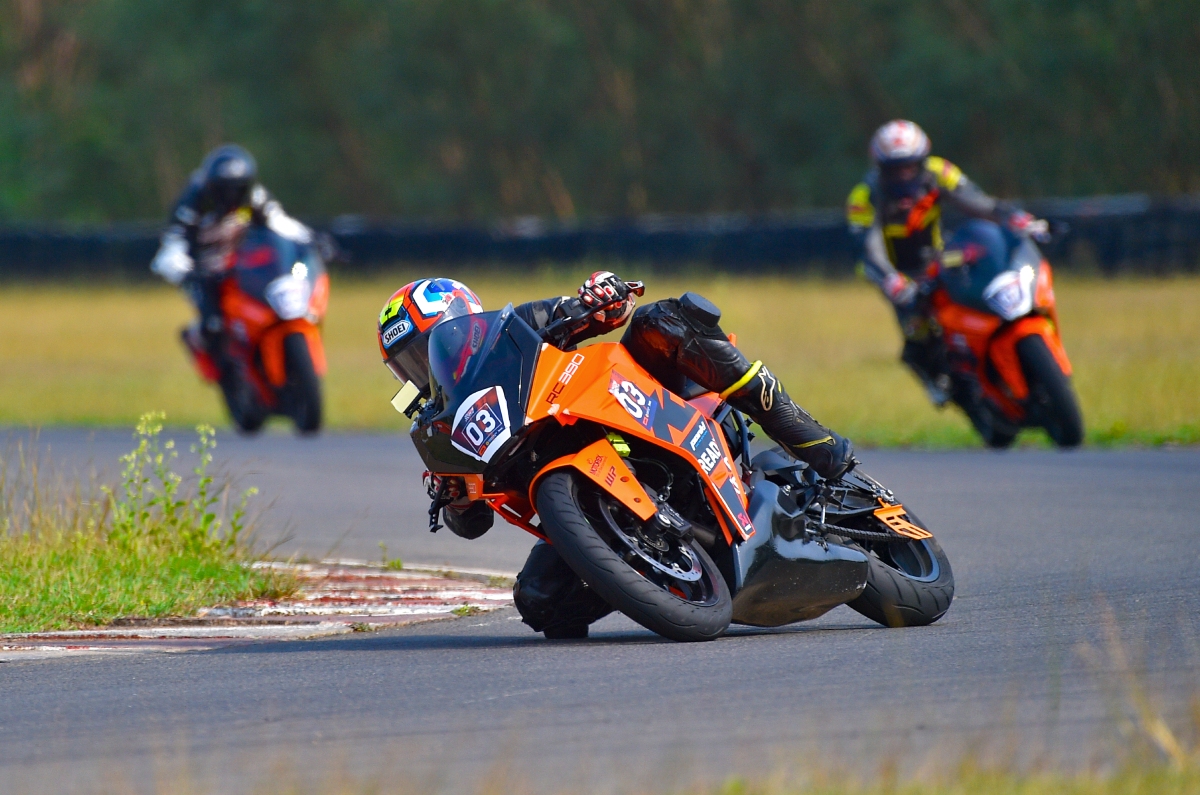 2023 KTM RC Cup winner Navaneeth Kumar at MMRT