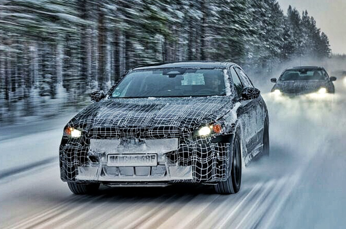 BMW i5 winter testing 