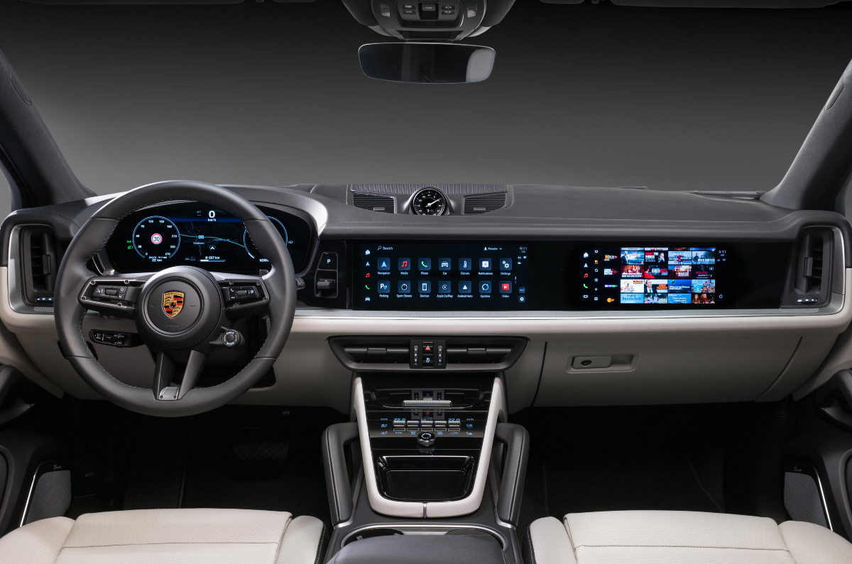 Porsche Cayenne interior dashboard