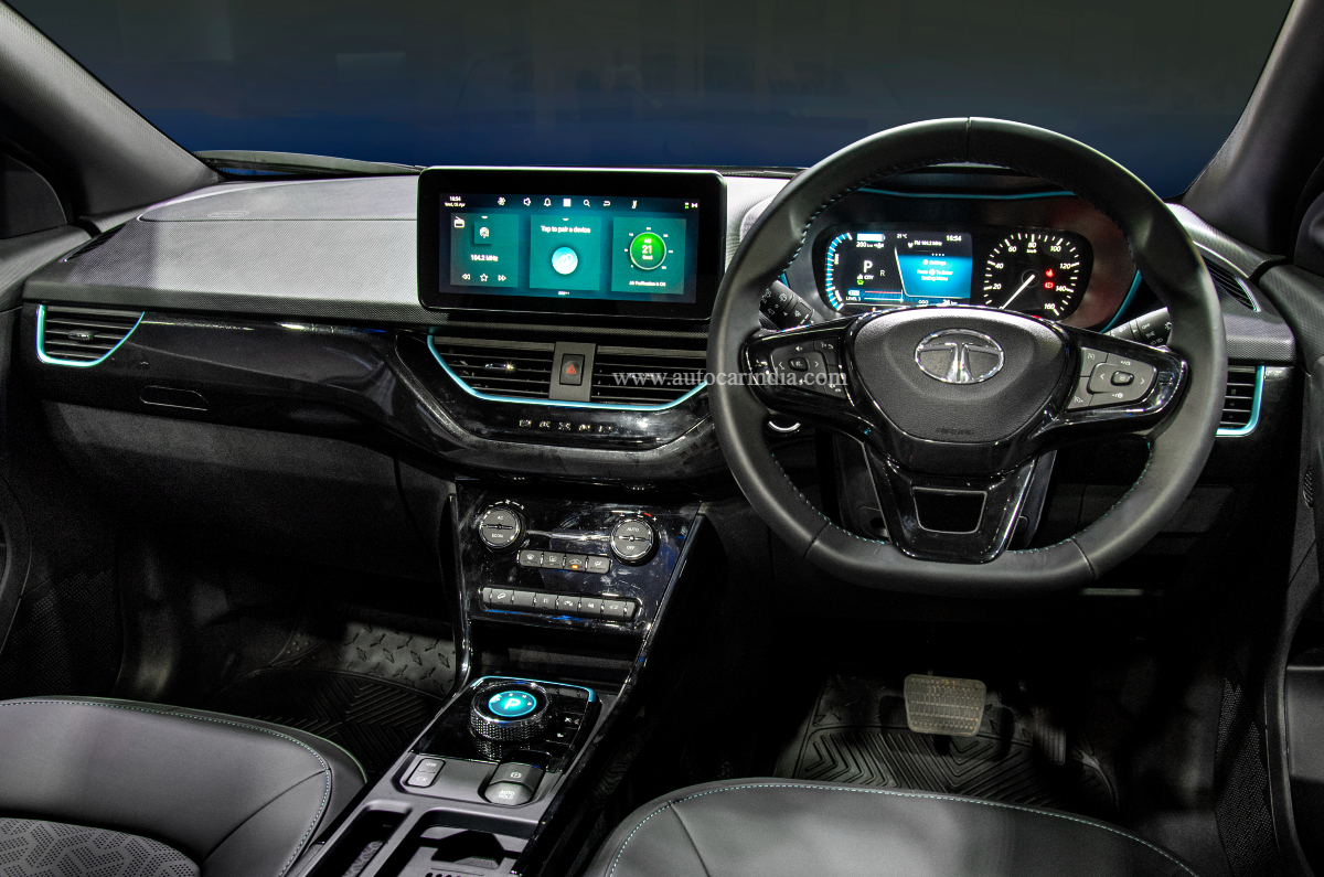 Tata Nexon EV Max Dark interior