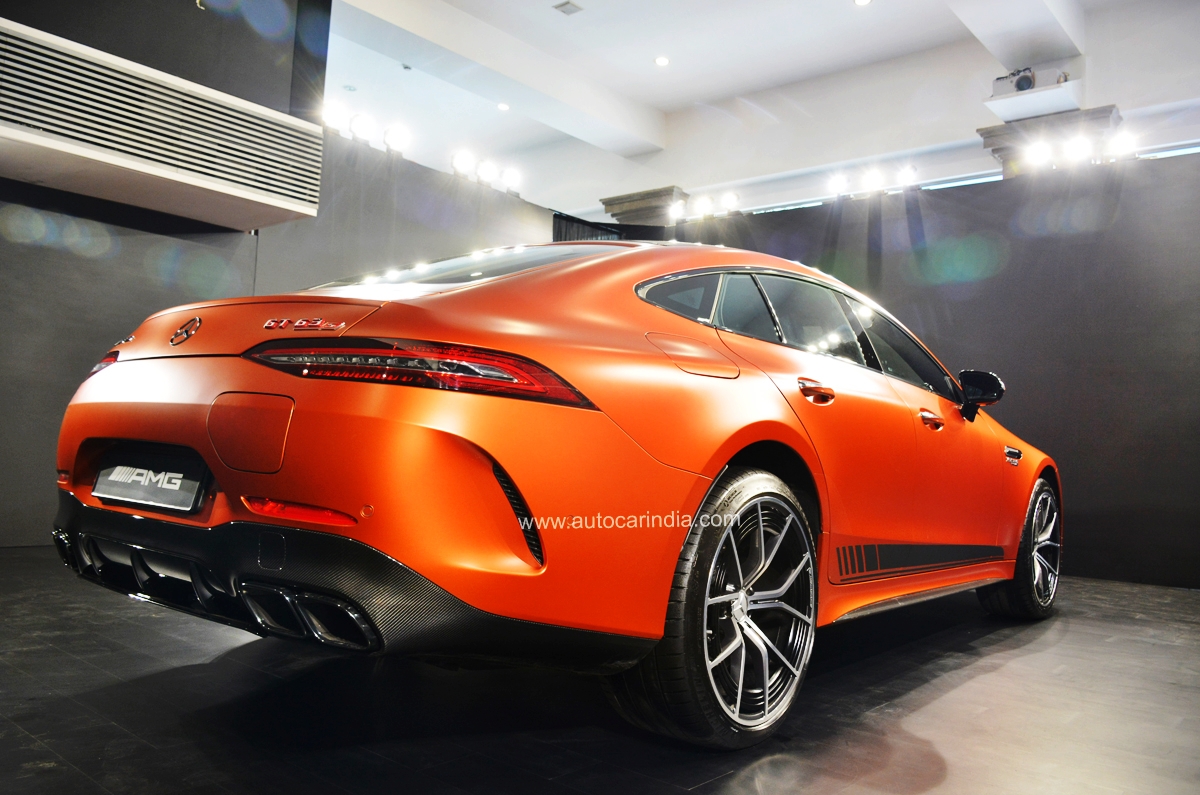 Mercedes AMG GT 63 S E Performance rear quarter
