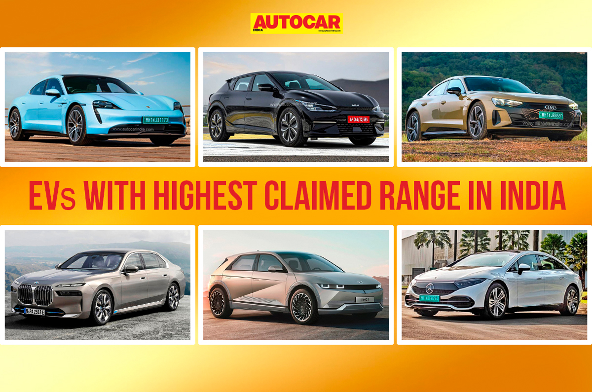 EVs with highest range in India