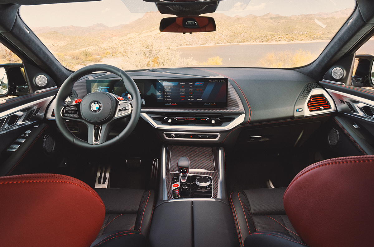 BMW XM Label Red interior