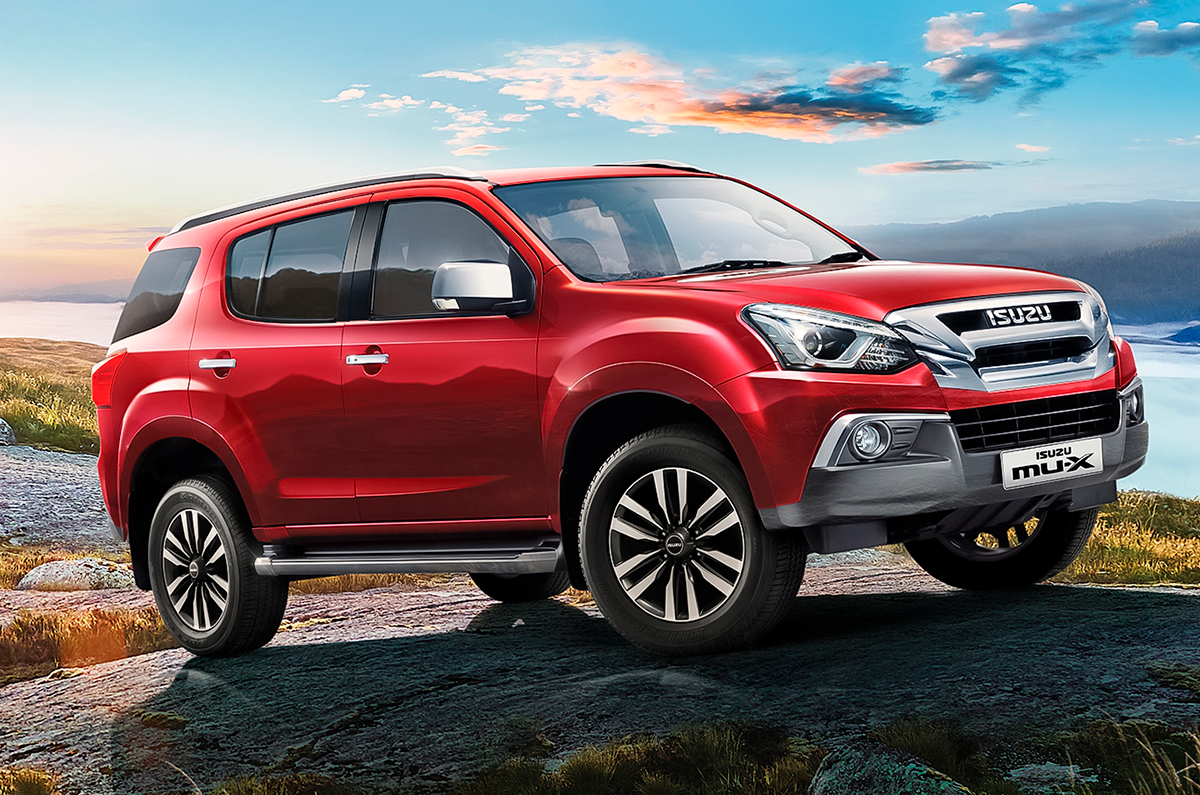Isuzu mu-X SUV front quarter