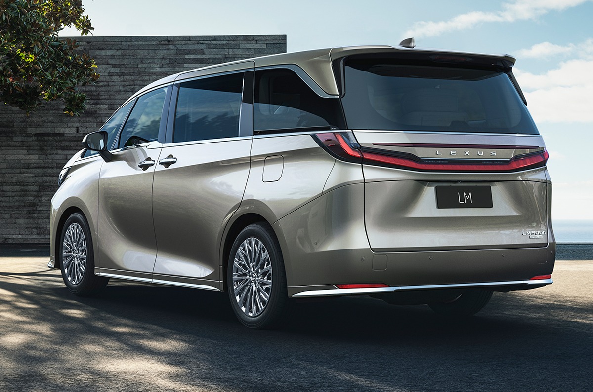 2023 Lexus LM rear quarter 