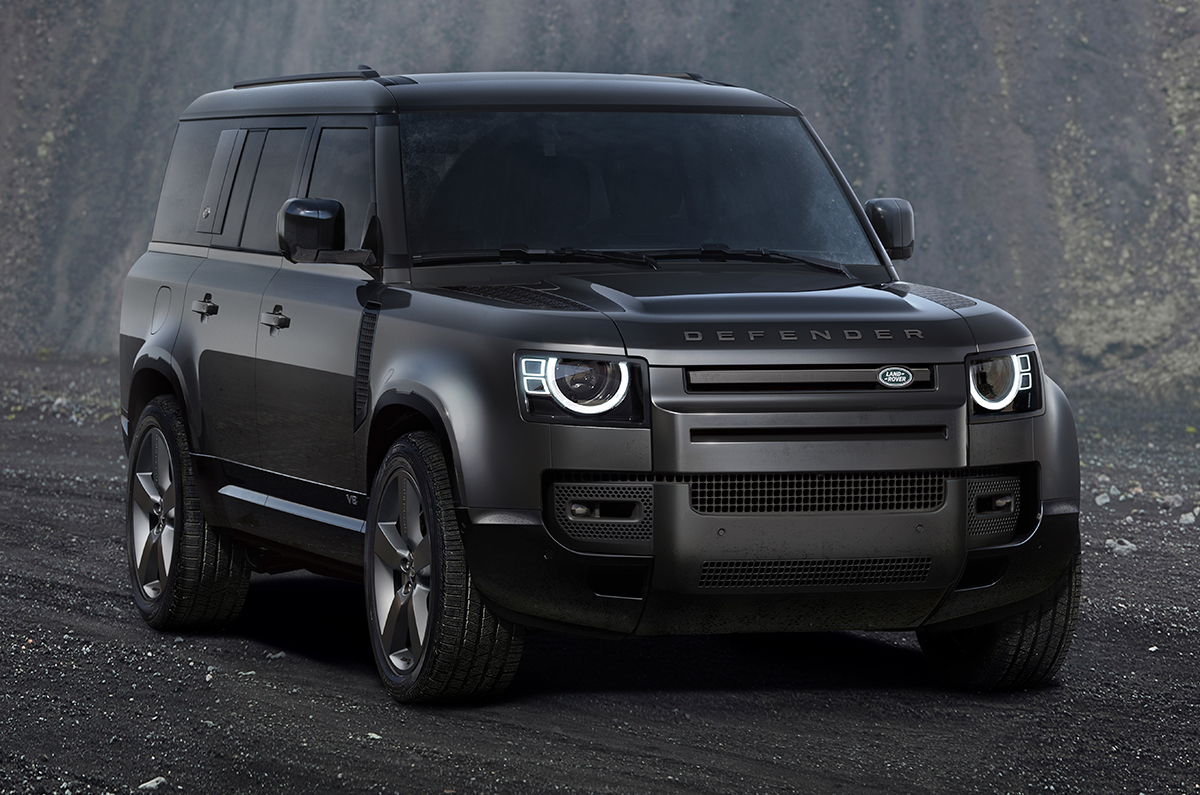 Land Rover Defender 130 V8 front quarter