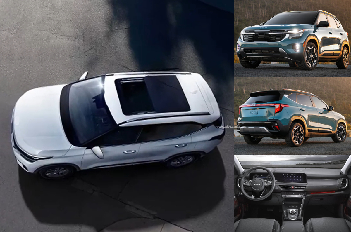 Kia Seltos facelift sunroof