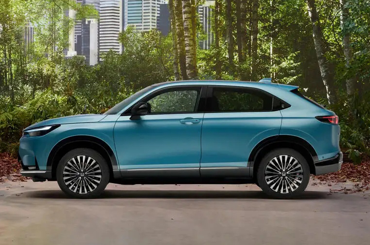 Honda e:Ny1 electric SUV side profile