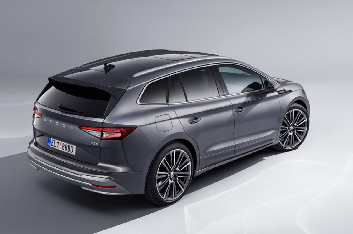 Skoda Enyaq L&K rear quarter 