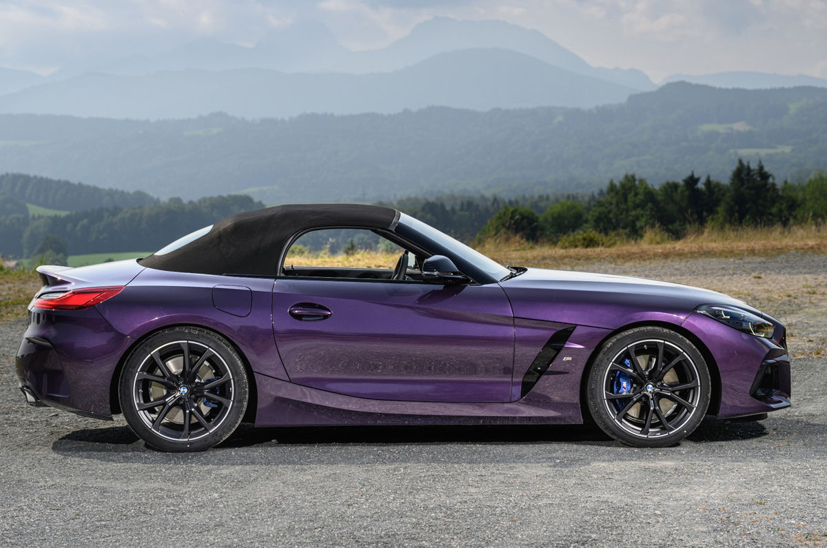 BMW Z4 facelift side profile
