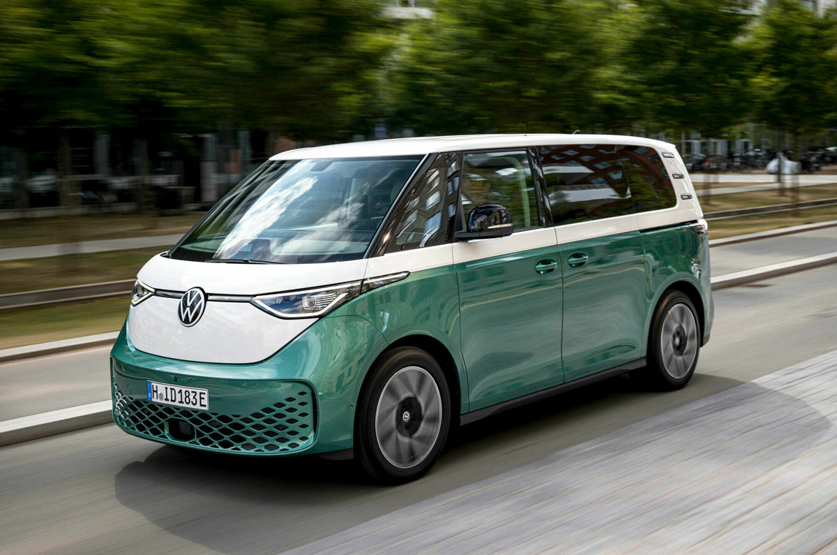 Volkswagen ID Buzz front quarter 