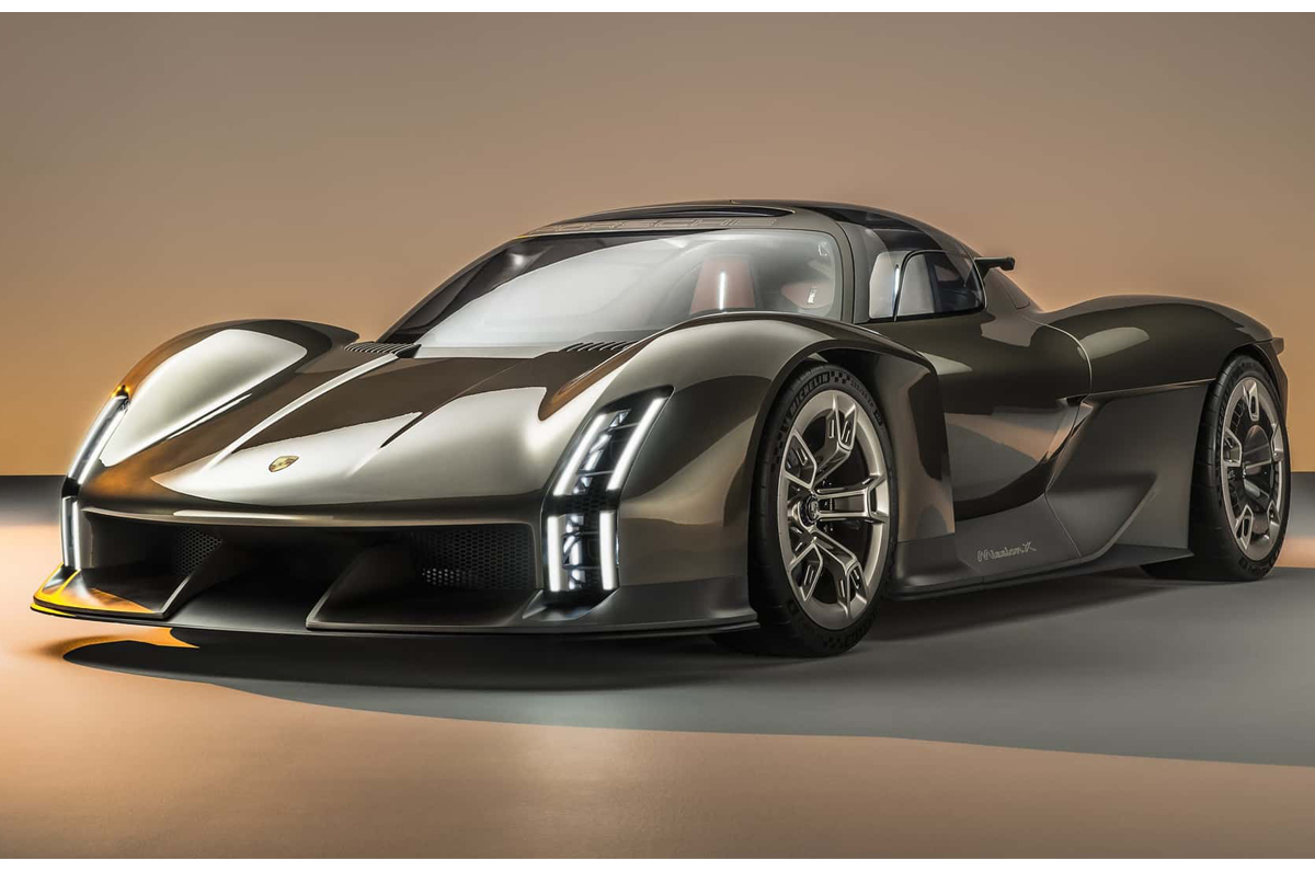 Porshce Mission X front quarter 