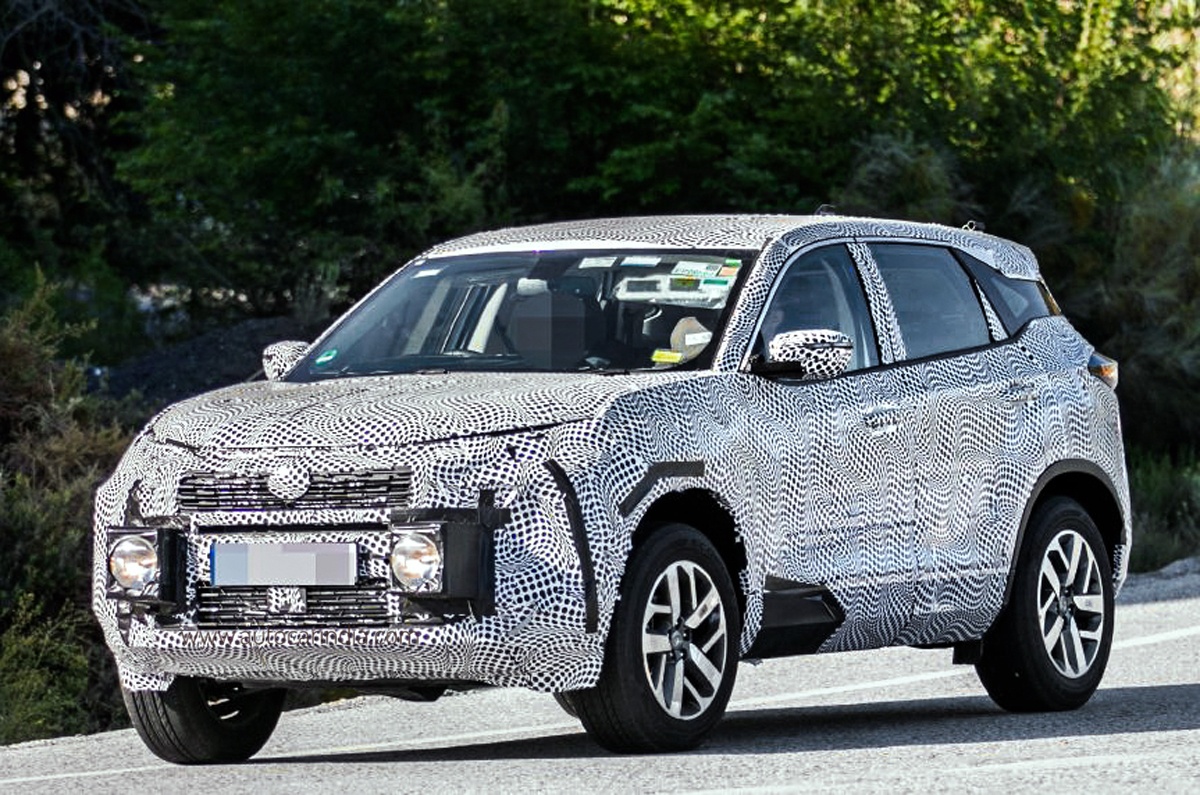 Tata Harrier spied in Spain 