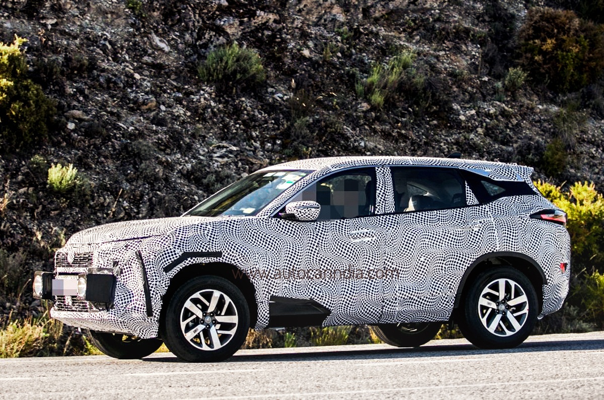 Tata Harrier spied in Spain 