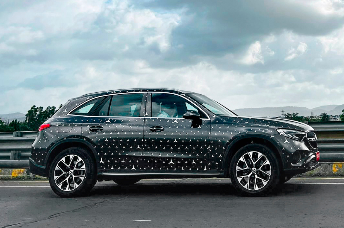New Mercedes Benz GLC spy image side