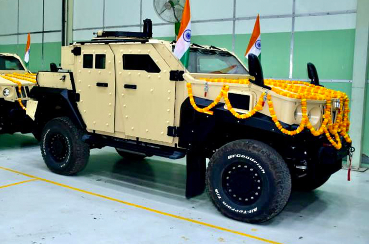 Mahindra Armado armoured car, light specialist vehicle specifications