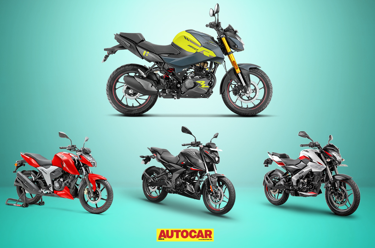 Hero Xtreme 160R 4V price, TVS Apache RTR 160 4V, Bajaj Pulsar N160, Bajaj Pulsar NS160: engine, weight, dimensions compared