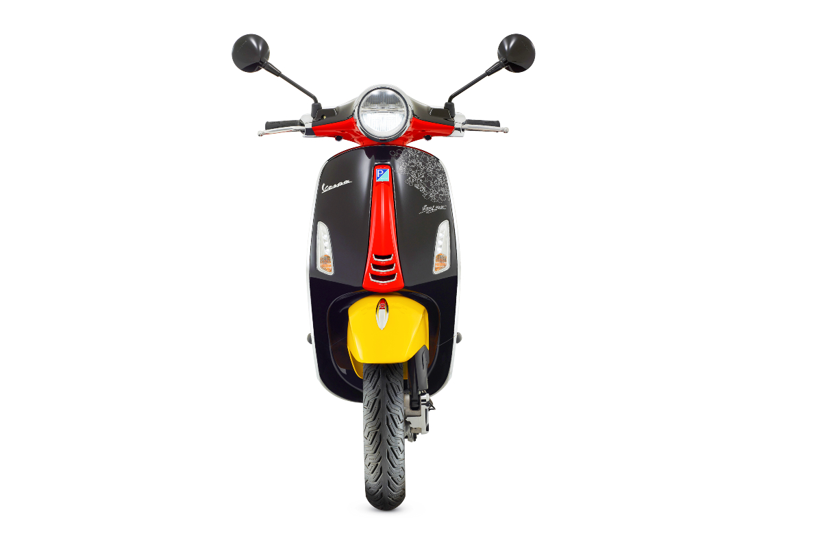 Vespa SXL 150 price, Mickey Mouse edition scooter.