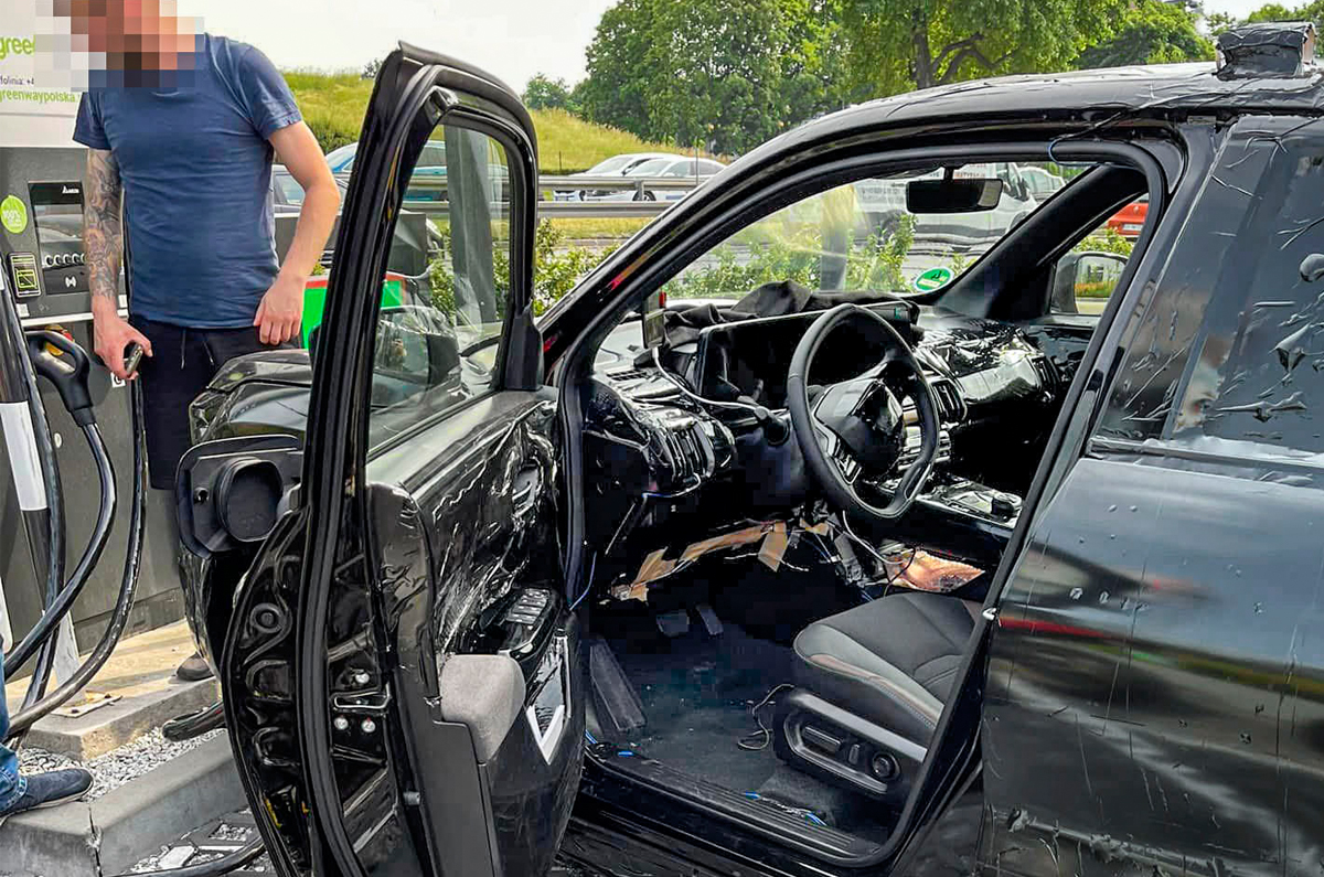 Maruti electric SUV spied interior