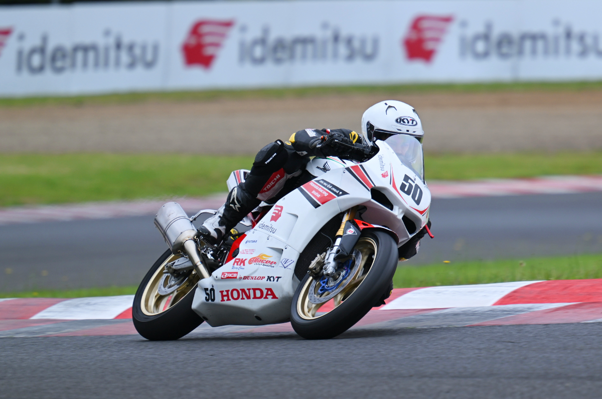 Honda India rider Kavin Quintal in ARRC Round 3