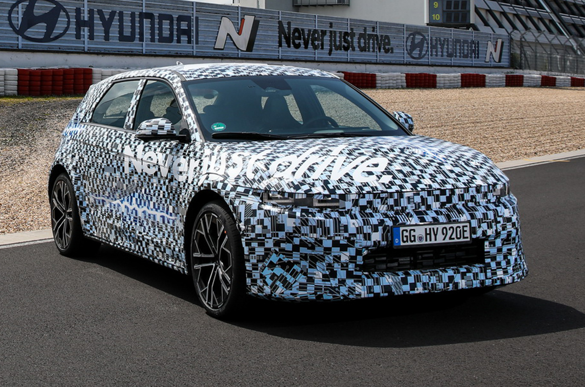 Hyundai Ioniq 5 N teased ahead of July 13 world premiere