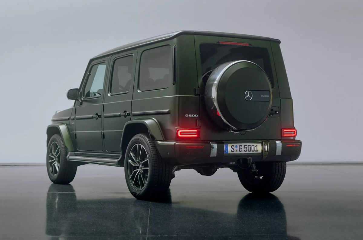 Mercedes G 500 Final Edition rear quarter 
