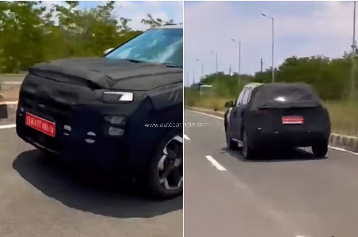 Hyundai Creta facelift spied Hyundai Creta facelift spied