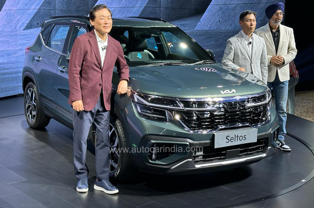Kia Seltos facelift front