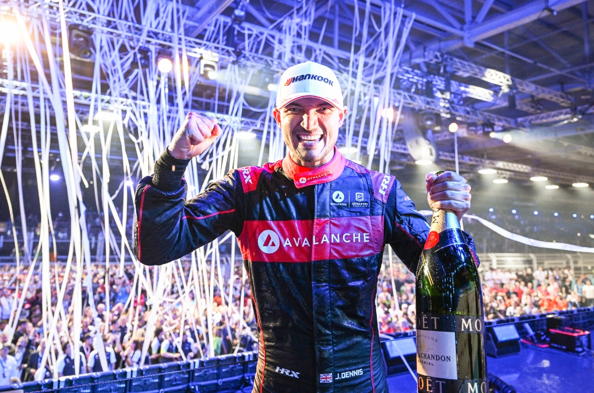 P2 was enough for Dennis to seal the Formula E title.