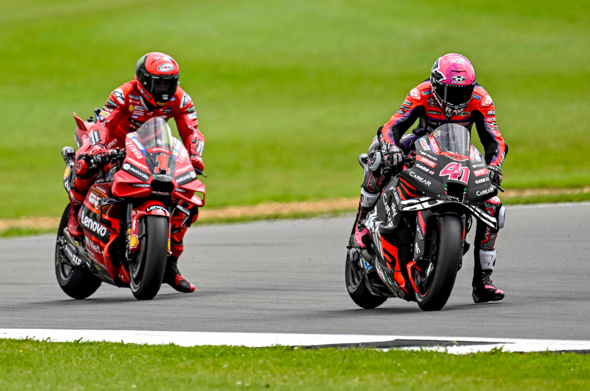 Aleix Espargaro Francesco Bagnaia British MotoGP