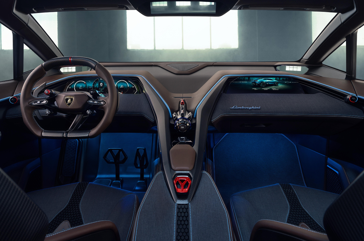 Lamborghini electric 4 door Lanzador concept