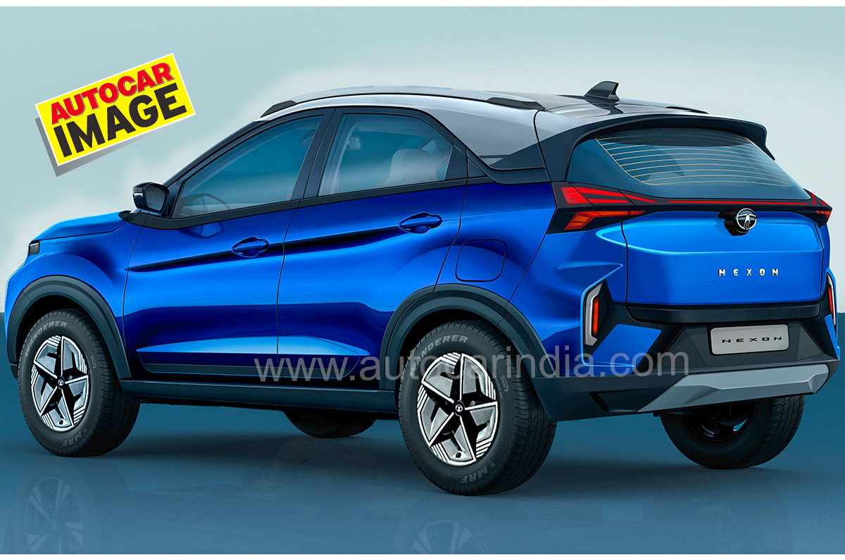 Tata Nexon facelift rear