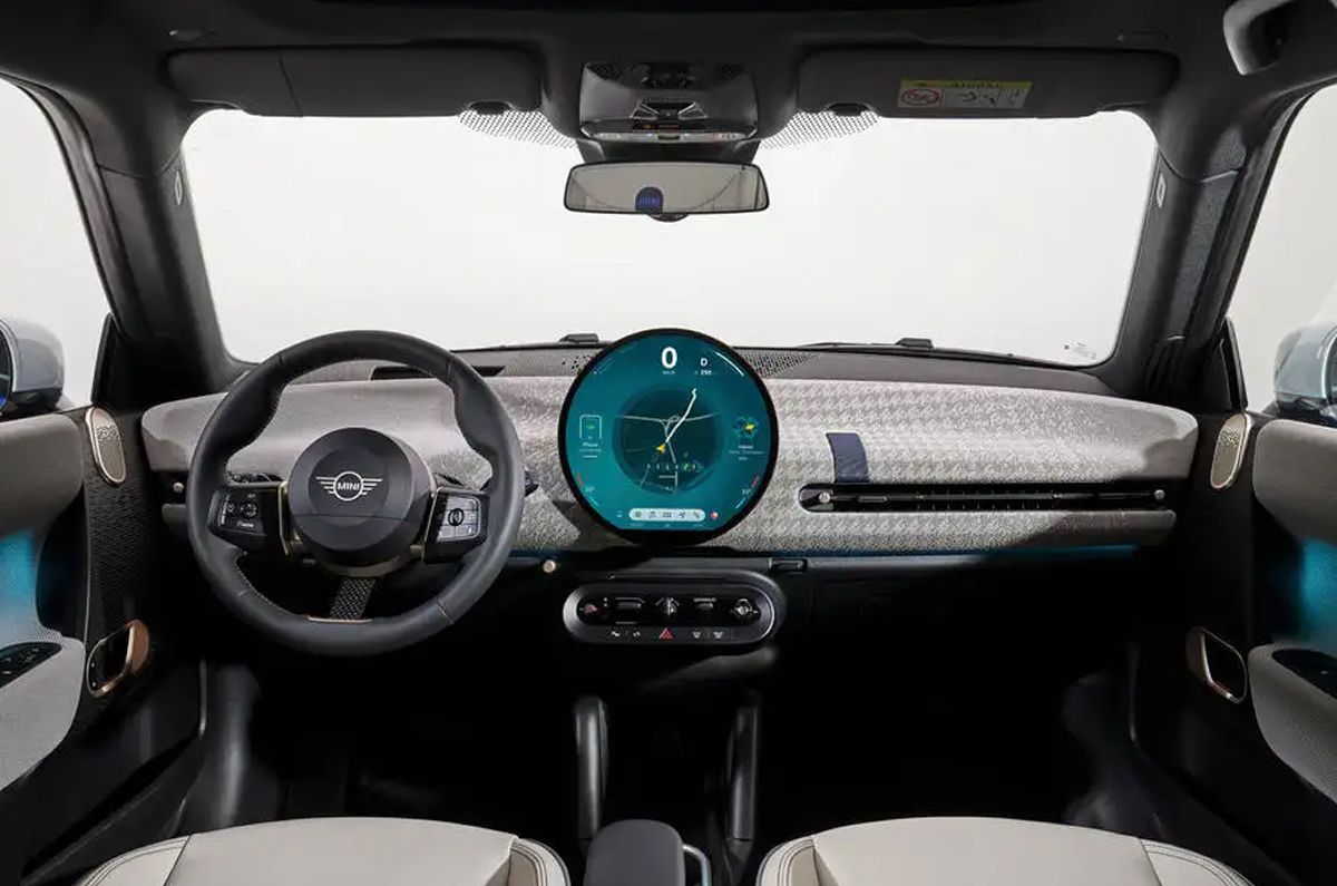 Mini Cooper electric interior
