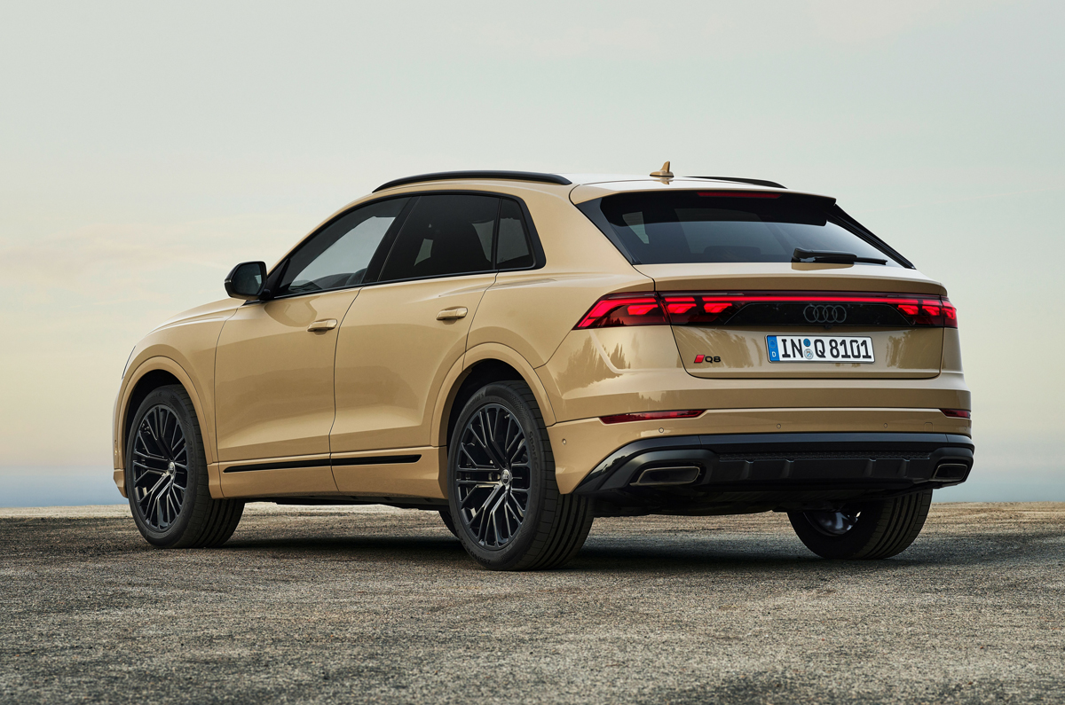 Audi Q8 facelift rear quarter