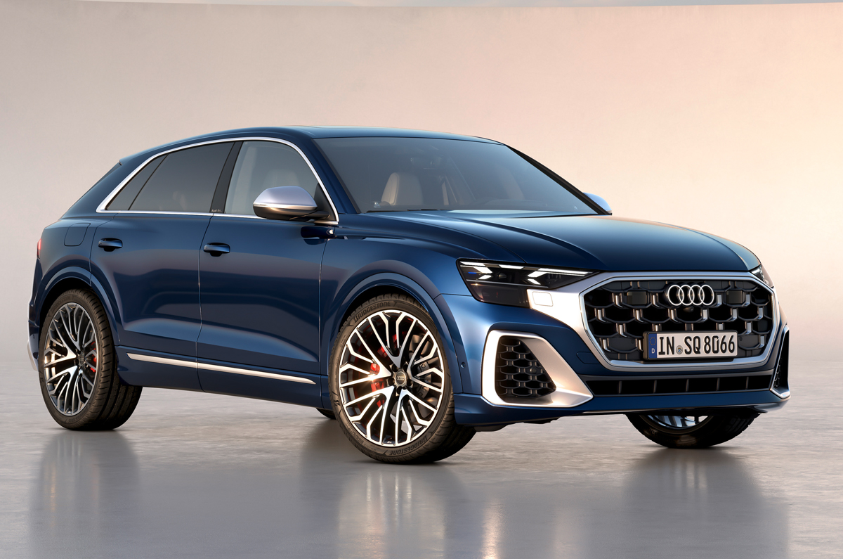 Audi SQ8 facelift front quarter
