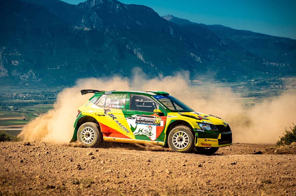 Gill finished P6 in the Acropolis Rally last year.