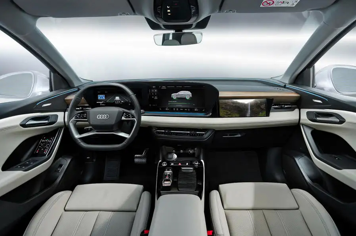 Audi Q6 etron SUV interior previews new design theme